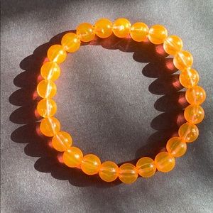 neon orange bracelet
